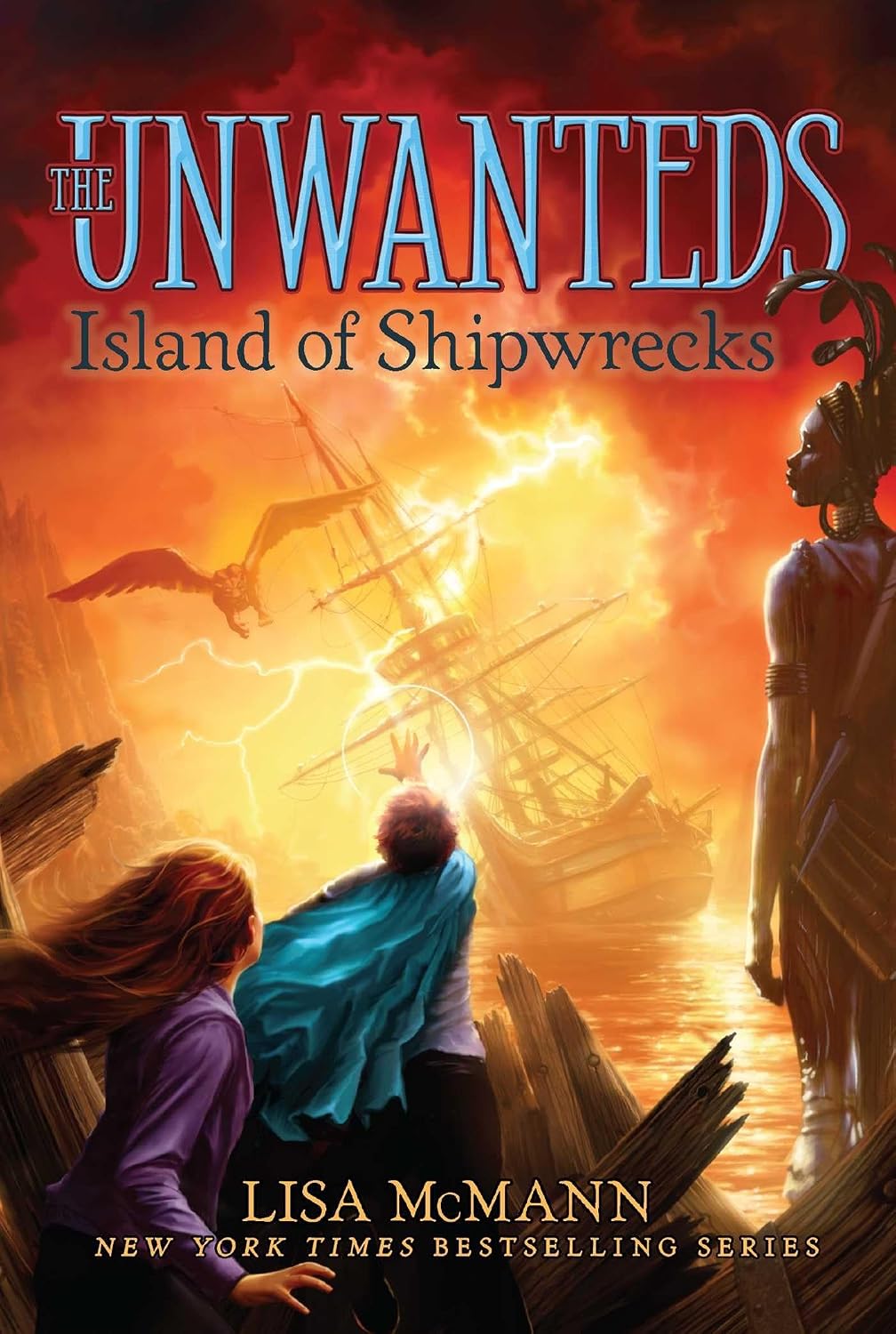 Cover of Island of Shipwrecks by Lisa McMann